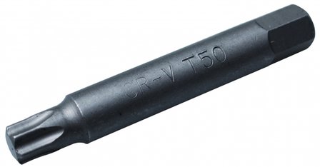 Bit Lange 75 mm Antrieb Au&szlig;ensechskant (1/2) T-Profil (fur Torx) T50