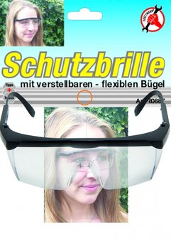 Brille mit verstellbaren B&uuml;geln