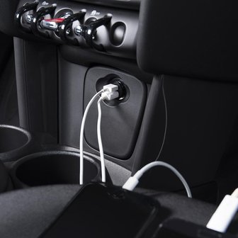 USB-Ladegerat Mini 2-Wege Typ A 12V 24V 3100mA