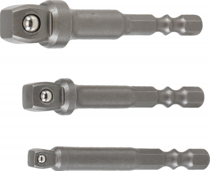 Bohrmaschinen-Kippadapter-Satz Antrieb Au&szlig;ensechskant 6,3 mm (1/4) 3-tlg