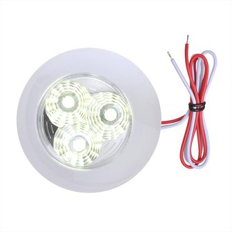 Deckenleuchte / Aufbauleuchte 3-Leds 12V 290lm &oslash;95x25mm