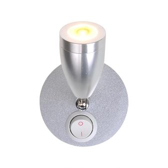 Aufbaustrahler 1-LED schwenkbar 12V 160lm  dia 65x70-110mm