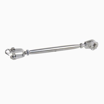 Wantenspanner M6 f&uuml;r Seil, 3mm, A4 RVS AISI 316, 1.500 daN