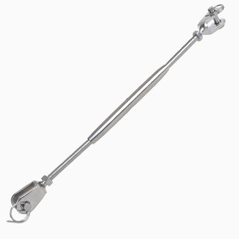 Wantenspanner M6 f&uuml;r Seil, 3mm, A4 RVS AISI 316, 1.500 daN