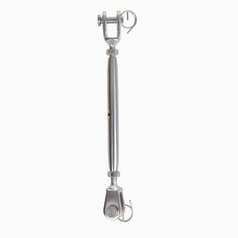 Wantenspanner M6 f&uuml;r Seil, 3mm, A4 RVS AISI 316, 1.500 daN