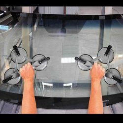 Aluminium-Vakuumheber mit 3 Saugnapfen