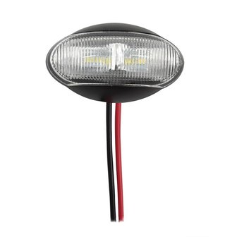 Positionsleuchte 10-30V wei&szlig; 60x34mm LED