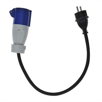 Verlangerungskabel 40cm von Schukostecker auf CEE
