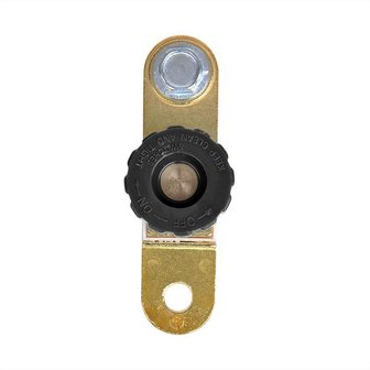 Batteriepolklemme (-) mit Sicherungsautomat flach