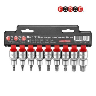 1/2 Nuss Satz Torx mit Loch 9-tlg