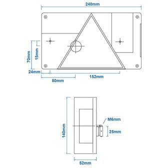 Aspock Multipoint II Ruckleuchte rechts