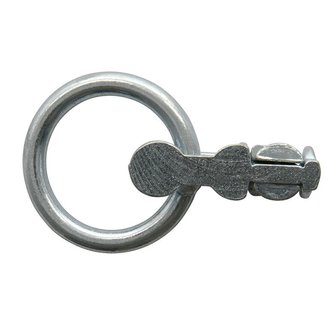 Einsteckbeschlag doppelt mit Ring rund