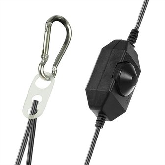 Hangelampe LED faltbar Silikon wei&szlig; dia 15cm