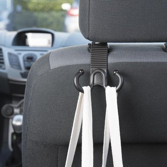 Kopfst&uuml;tze Aufh&auml;nger mit Doppelhaken Set von 2 St&uuml;ck