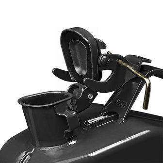 Kanister 5L Metall schwarz UN-TuV GS gepruft
