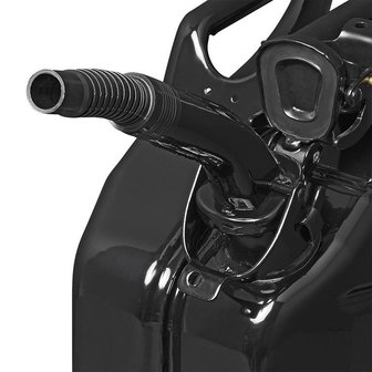Ausgie&szlig;er Metall schwarz flexibel passend fur Benzin Diesel