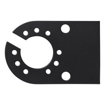 Steckdosenleistenhalter aus Metall 12x8cm