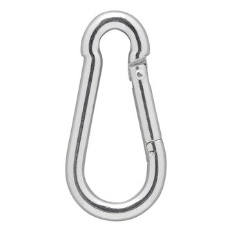 Karabinerhaken Metall 6x60mm x10 Stuck