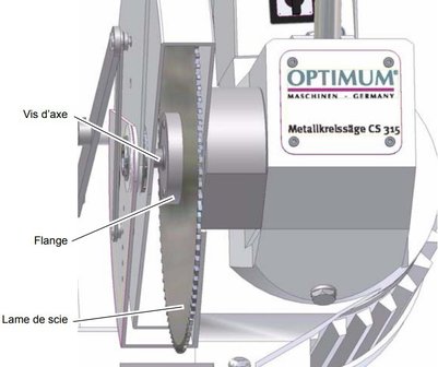 S&auml;gequerschnitt 315mm