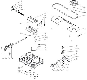 Tragbare Bands&auml;ge - Variodurchmesser 90mm