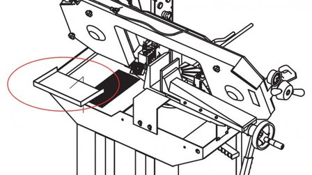 Station&auml;re Bands&auml;ge variabler Durchmesser 225mm