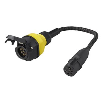 Adapter von 24V 7- auf 12V 7-polig ISO1185 &gt; ISO1724