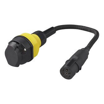 Adapter von 24V 7- auf 12V 7-polig ISO1185 &gt; ISO1724