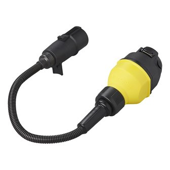 Adapter von 24V 7- auf 12V 7-polig ISO1185 &gt; ISO1724