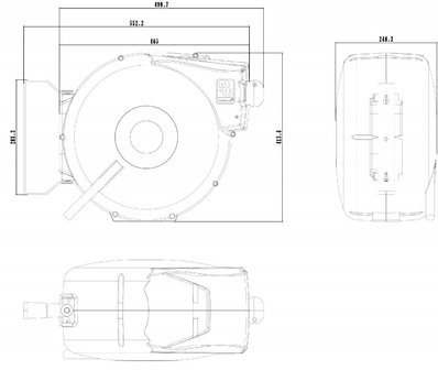 Luftspule 14 m - 3/8