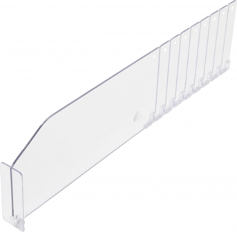Kunststoff-Trenner transparent 285 / 480 x 60 mm