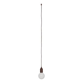 Retro Lampe XL Holzmotiv mit Kordel 90cm