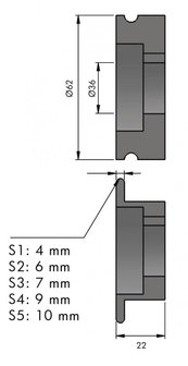 Manuelles Frontger&auml;t 1,2x140mm