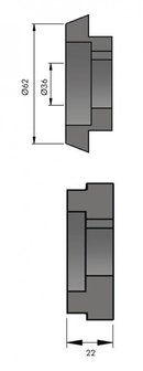 Manuelles Frontger&auml;t 1,2x140mm