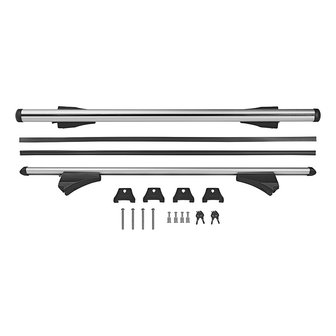 Dachrelingtrager fur geschlossene Dachreling 120cm Aluminium 75kg
