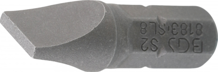 Bit Antrieb Au&szlig;ensechskant 6,3 mm (1/4) Schlitz 8 mm