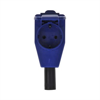 CEE-Winkelstecker + Schuko-Steckdose