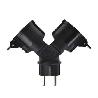 Schuko-Duo-Verteiler