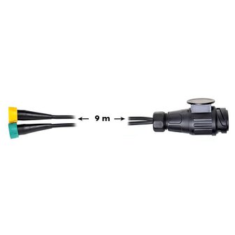 Kabelsatz 9M mit 13-poligem Stecker und 2x 5-poligem Stecker