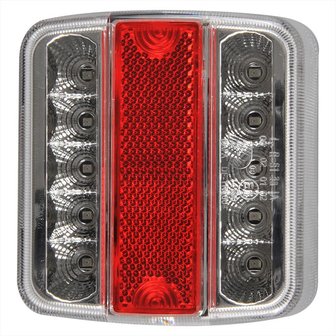 Rucklicht 4 Funktionen 98x105mm 14LED mit 5-poligem EC