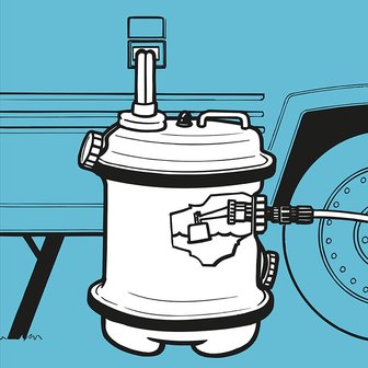 Aquaroll Frischwassertank 40L blau