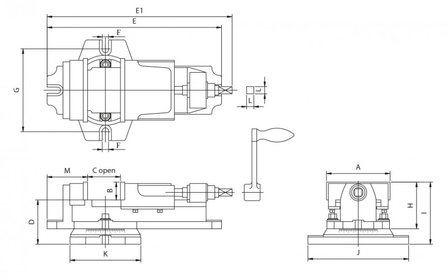 Hochbelastbare mechanische Fr&auml;sklemme