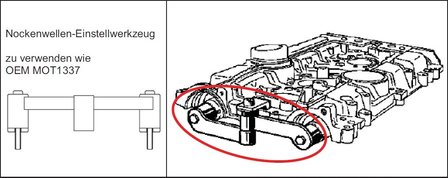 Motor-Einstellwerkzeug-Satz f&uuml;r Renault, Volvo, Ford 16V, 20V Benzin