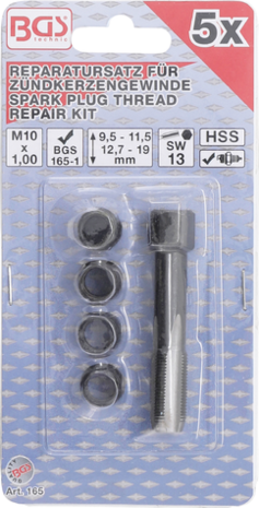 Reparatursatz für Zündkerzengewinde M10 x 1,0 mm