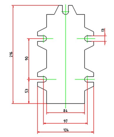 Bohrer-Kreuztisch 120mm