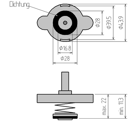 Adapter Nr. 4 fur Art. 8027, 8098 fur Ford, Honda, Hyundai, Lexus, Mazda, Mercedes-Benz, Mitsubishi, Nissan, Peugeot, Subaru, Suzuki, Toyota