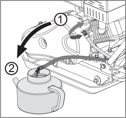 Ruttelplatte mit Benzinmotor 8.2kn