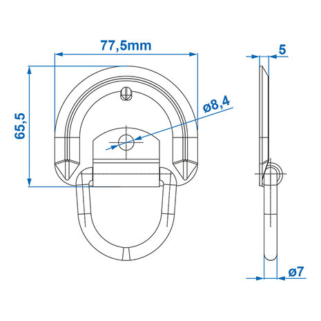 Zurrose 76x66mm