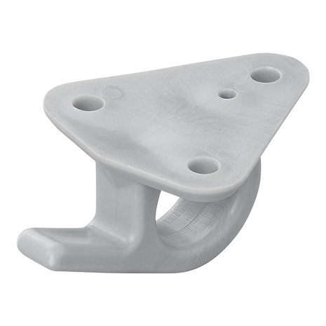 Kunststoffseilhaken mit ose 48x45mm x5 stuks