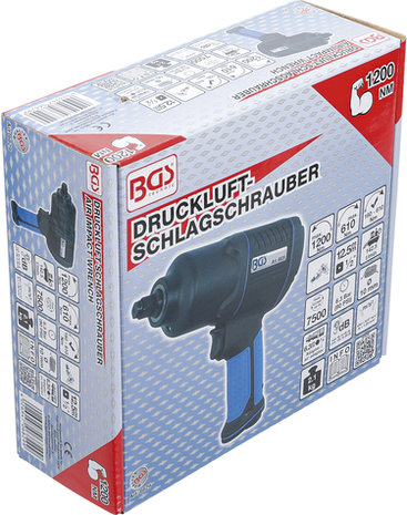 Druckluft-Schlagschrauber 12,5 mm (1/2) 1200 Nm