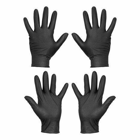 Gripp-It Nitrilhandschuhe L 4 Stuck auf Karte